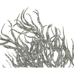 PIK Z BROKATOWYMI GAŁĄZKAMI 30 CM SREBRNY