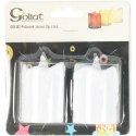ŚWIECZKA ŚWIECA LED ZNICZ NA BATERIE 6 CM (KPL 2 SZTUK)