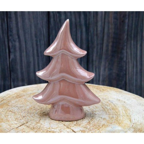 CHOINKA DEKORACYJNA CZERWONA 8,5x3,5x12,5CM