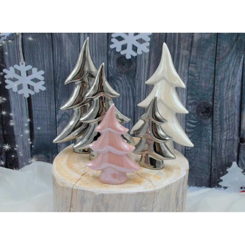 CHOINKA DEKORACYJNA CZERWONA 8,5x3,5x12,5CM