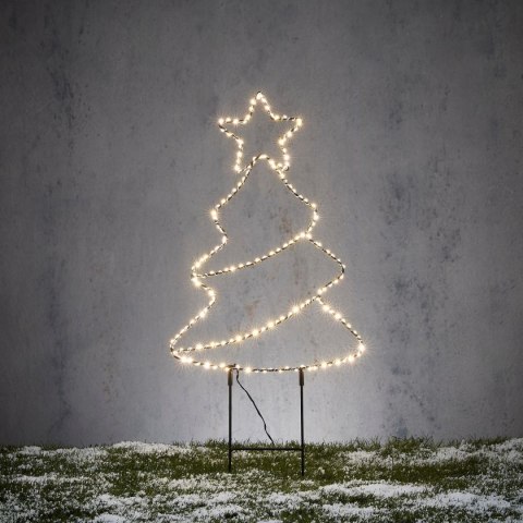 CHOINKA OGRODOWA STOJAK CIEPŁY BIAŁY LAMPKI LED NA BATERIE 28,5x69,5CM LUCA CHOINKA OGRODOWA STOJAK CIEPŁY BIAŁY LAMPKI LED NA BATERIE 28,5x69,5CM LUCA