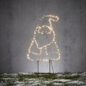 MIKOŁAJ OGRODOWY STOJAK CIEPŁY BIAŁY LAMPKI LED NA BATERIE 29,5x67,5CM LUCA MIKOŁAJ OGRODOWY STOJAK CIEPŁY BIAŁY LAMPKI LED NA BATERIE 29,5x67,5CM LUCA