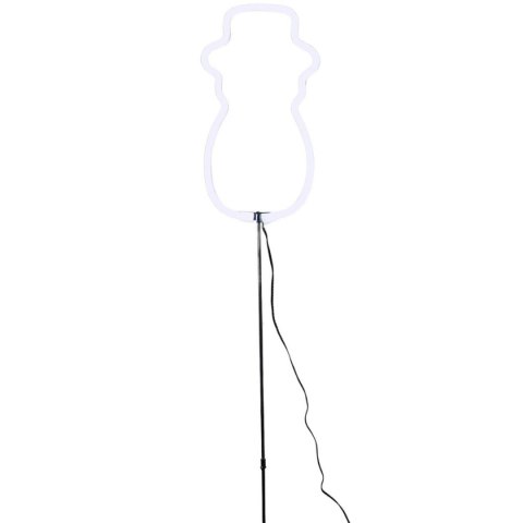 NEON BAŁWAN BIAŁY LED NA BATERIE 14,5x96CM LUCA NEON BAŁWAN BIAŁY LED NA BATERIE 14,5x96CM LUCA