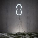 NEON BAŁWAN BIAŁY LED NA BATERIE 14,5x96CM LUCA NEON BAŁWAN BIAŁY LED NA BATERIE 14,5x96CM LUCA