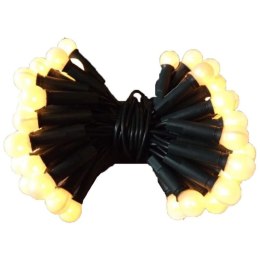 Białe Lampki Choinkowe w Kształcie Perłowych Kulek 100L, 220V-240V, 6m Długości, Zasilanie Sieciowe