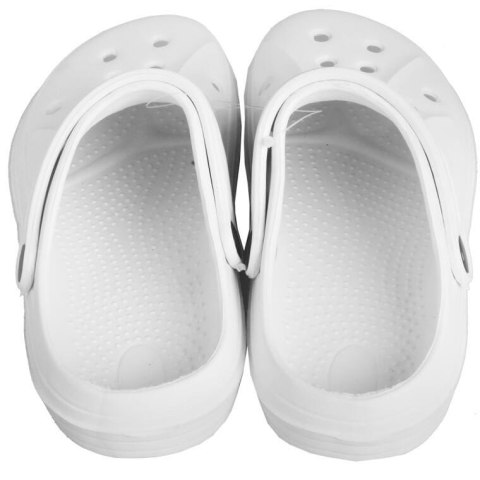 DAMSKIE KLAPKI ogrodowe/basenowe buty LEKKIE chodaki PIANKOWE BIAŁE/38