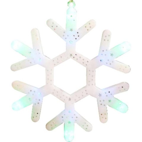 Duża dekoracja LED na baterie, śnieżynka, LEDPLMU1KL