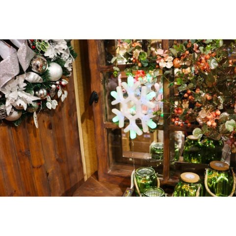 Duża dekoracja LED na baterie, śnieżynka, LEDPLMU1KL