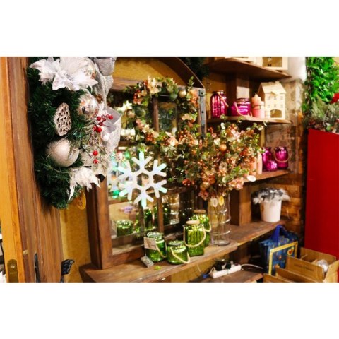 Duża dekoracja LED na baterie, śnieżynka, LEDPLMU1KL