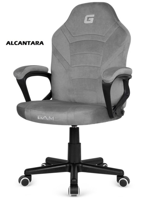 Fotel obrotowy do biurka MARIO ALCANTARA GREY Fotel obrotowy do biurka MARIO ALCANTARA GREY
