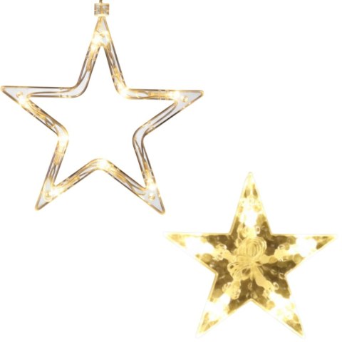 KURTYNA ŚWIETLNA GWIAZDKI OZDOBY ŚWIĄTECZNE LAMPKI 120 LED CIEPŁY BIAŁY