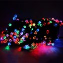 LAMPKI CHOINKOWE 200 LED KRYSZTAŁKI RGB( 1 ŻARÓWKA 4 KOLORY) MULTIKOLOR FLASH 15 M