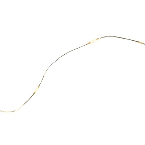 LAMPKI LED DRUCIK 10 METRÓW 100 LED NA BATERIE MIKRO ŚWIATEŁKA BIAŁE CIEPŁE