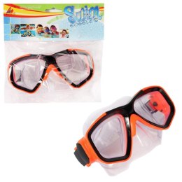 MASKA DO NURKOWANIA OKULARY GOGLE DLA DZIECI POMARAŃCZOWE