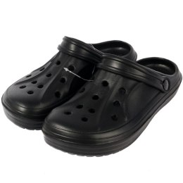 MĘSKIE KLAPKI ogrodowe/basenowe buty LEKKIE chodaki PIANKOWE CZARNE 43