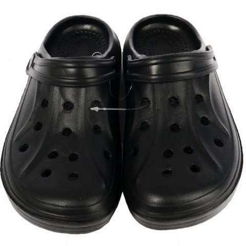 MĘSKIE KLAPKI ogrodowe/basenowe buty LEKKIE chodaki PIANKOWE CZARNE 43