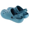 MĘSKIE KLAPKI ogrodowe/basenowe buty LEKKIE chodaki PIANKOWE NIEBIESKIE 43