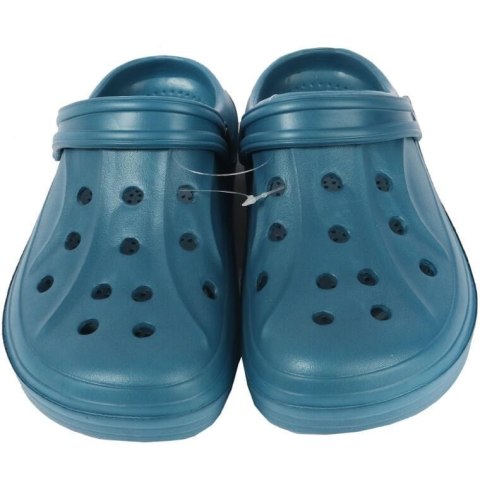 MĘSKIE KLAPKI ogrodowe/basenowe buty LEKKIE chodaki PIANKOWE NIEBIESKIE 44
