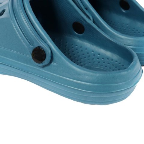 MĘSKIE KLAPKI ogrodowe/basenowe buty LEKKIE chodaki PIANKOWE NIEBIESKIE 44