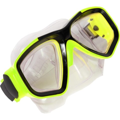 Maska Nurkowa dla Dzieci - Bezpieczne i Komfortowe Gogle Nurkowe, Żółty Kolor, Dla Dzieci Powyżej 3 Lat