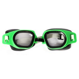 Okulary do Pływania dla Dzieci z Ochroną przed Chlorem, Zielone, regulowane