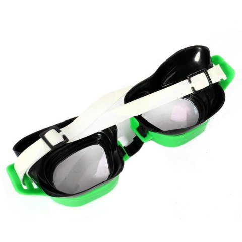 Okulary do Pływania dla Dzieci z Ochroną przed Chlorem, Zielone, regulowane