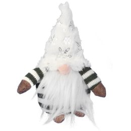 SKRZAT Z BRODĄ ZIELONO BIAŁY 20 CM