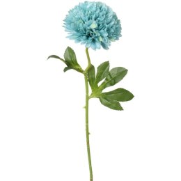 Sztuczny Kwiat Czosnek w Kolorze Turkusowym o Długości 52cm