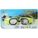 Żółte Okulary Pływackie dla Dzieci z Regulacją - Ochrona przed Chlorem i Wodą