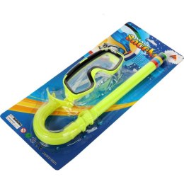 Żółty Zestaw do Nurkowania dla Dzieci - Maska z Regulacją i Bezpieczną Rurką