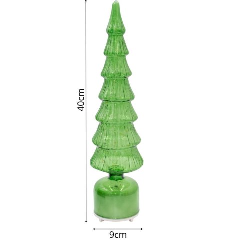 CHOINKA DEKORACYJNA ZIELONA LED 7 KORON CIEPŁY BIAŁY 40CM CHOINKA DEKORACYJNA ZIELONA LED 7 KORON CIEPŁY BIAŁY 40CM