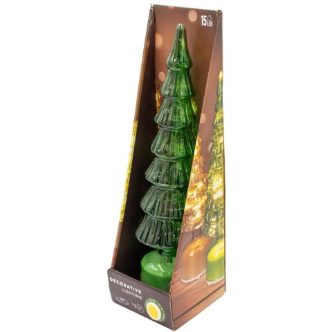 CHOINKA DEKORACYJNA ZIELONA LED 7 KORON CIEPŁY BIAŁY 40CM CHOINKA DEKORACYJNA ZIELONA LED 7 KORON CIEPŁY BIAŁY 40CM