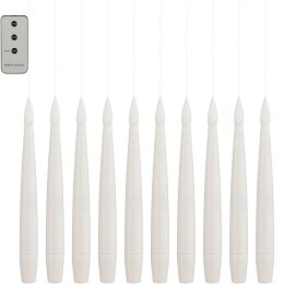 LAMPKI ŚWIECZKI WISZĄCE ŁAŃCUCH ŚWIETLNY 10 LED CIEPŁY BIAŁY LUCA
