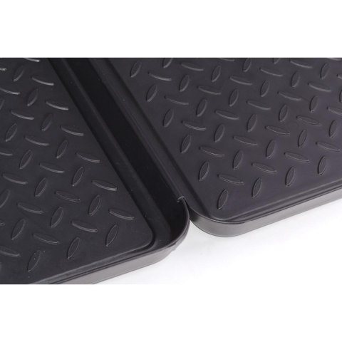 OCIEKACZ NA BUTY PODSTAWKA NA KWIATY MISKĘ DLA ZWIERZĄT CZARNY 3 SZT