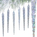 SOPLE LODU OPALIZUJĄCE DEKORACJA WISZĄCA 25 CM 6 SZT SOPLE LODU OPALIZUJĄCE DEKORACJA WISZĄCA 25 CM 6 SZT