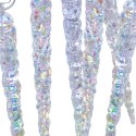 SOPLE LODU OPALIZUJĄCE DEKORACJA WISZĄCA 25 CM 6 SZT SOPLE LODU OPALIZUJĄCE DEKORACJA WISZĄCA 25 CM 6 SZT