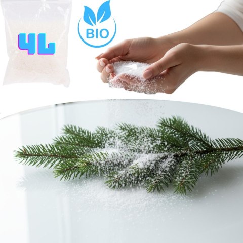 SZTUCZNY ŚNIEG DO DEKORACJI SYPKI OZDOBNY BIO 4000ML SZTUCZNY ŚNIEG DO DEKORACJI SYPKI OZDOBNY BIO 4000ML