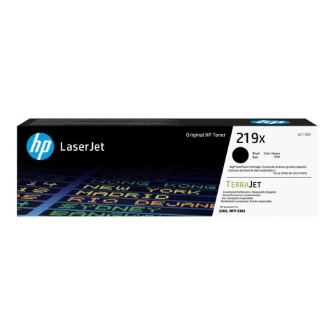 Toner HP 219X (W2190X) Black 3200str. Toner HP 219X (W2190X) Black 3200str.