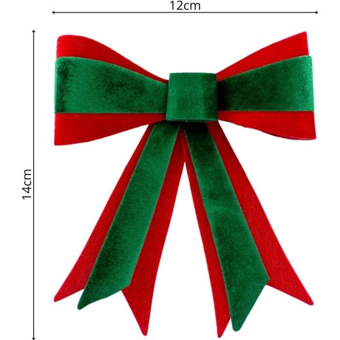 KOKARDA DEKORACYJNA 14CM 2SZT KOKARDA DEKORACYJNA 14CM 2SZT