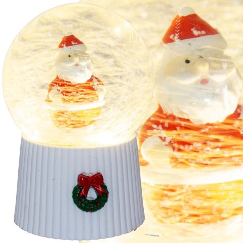 KULA ŚNIEŻNA GRAJĄCA 147MM LED MIKOŁAJ KULA ŚNIEŻNA GRAJĄCA 147MM LED MIKOŁAJ