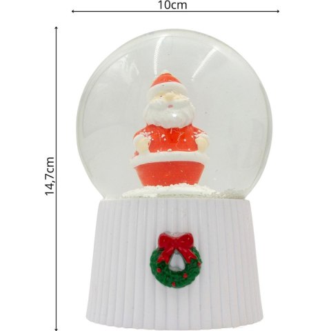 KULA ŚNIEŻNA GRAJĄCA 147MM LED MIKOŁAJ KULA ŚNIEŻNA GRAJĄCA 147MM LED MIKOŁAJ