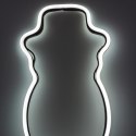 NEON BAŁWAN BIAŁY LED NA BATERIE 14,5x96CM LUCA NEON BAŁWAN BIAŁY LED NA BATERIE 14,5x96CM LUCA