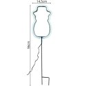 NEON BAŁWAN BIAŁY LED NA BATERIE 14,5x96CM LUCA NEON BAŁWAN BIAŁY LED NA BATERIE 14,5x96CM LUCA