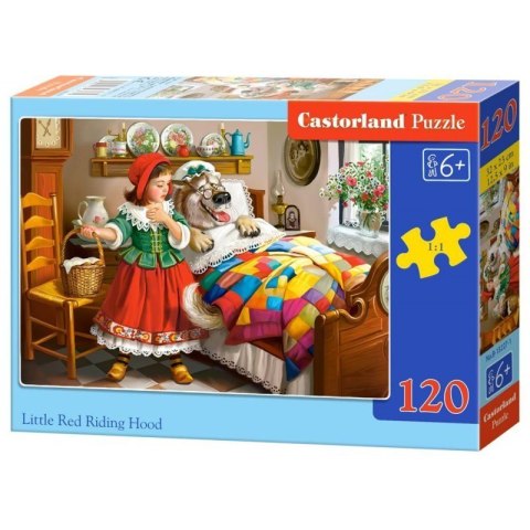 Puzzle 120el. red riding hood CASTOR