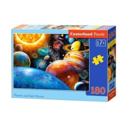 Puzzle 180 el. planets moons CASTOR
