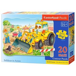 Puzzle 20el.maxi bulldozer CASTOR