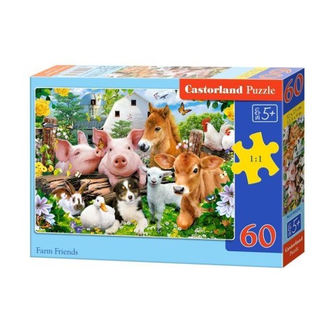 Puzzle 60el. farm friends CASTOR