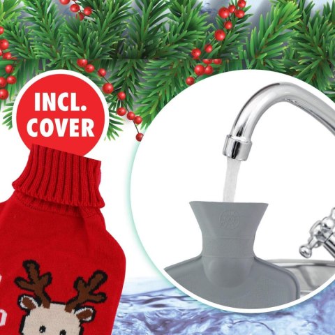 TERMOFOR GUMOWY W POKROWCU ALPINA 1,7L CZERWONY