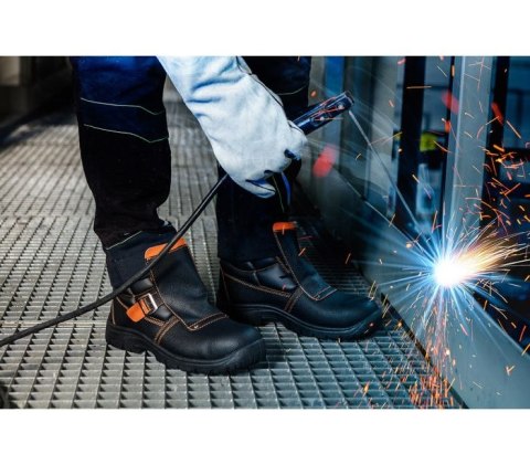 TRZEWIKI SPAWALNICZE S1P SRC SKÓRZANE, ROZMIAR 44