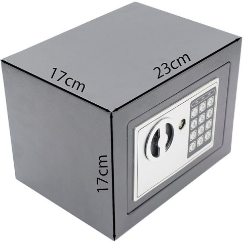 SEJF Z ZAMKIEM CYFROWYM 23X17X17CM 1067582 SASKA GARDEN
